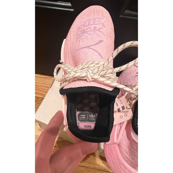 Adidas Pharrell NMD Hu Pink Unisex Sneakers Size 5 Athletic Casual - Picture 5 of 11